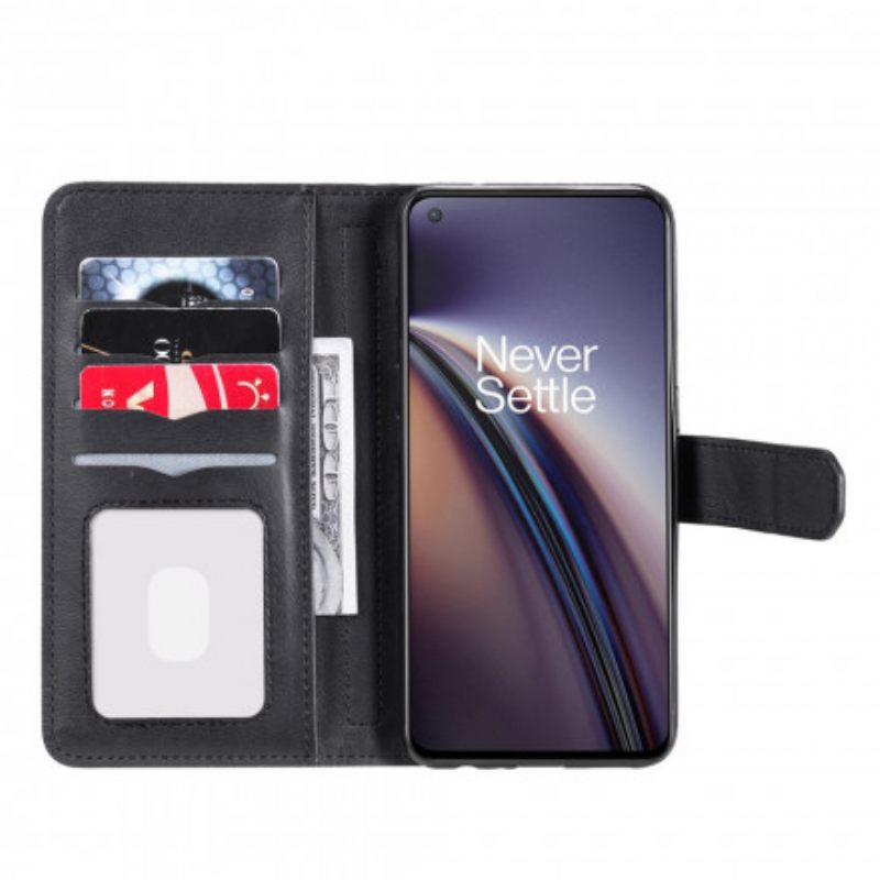 Flip Case OnePlus Nord CE 5G Monitoiminen 10 Kortin Pidike