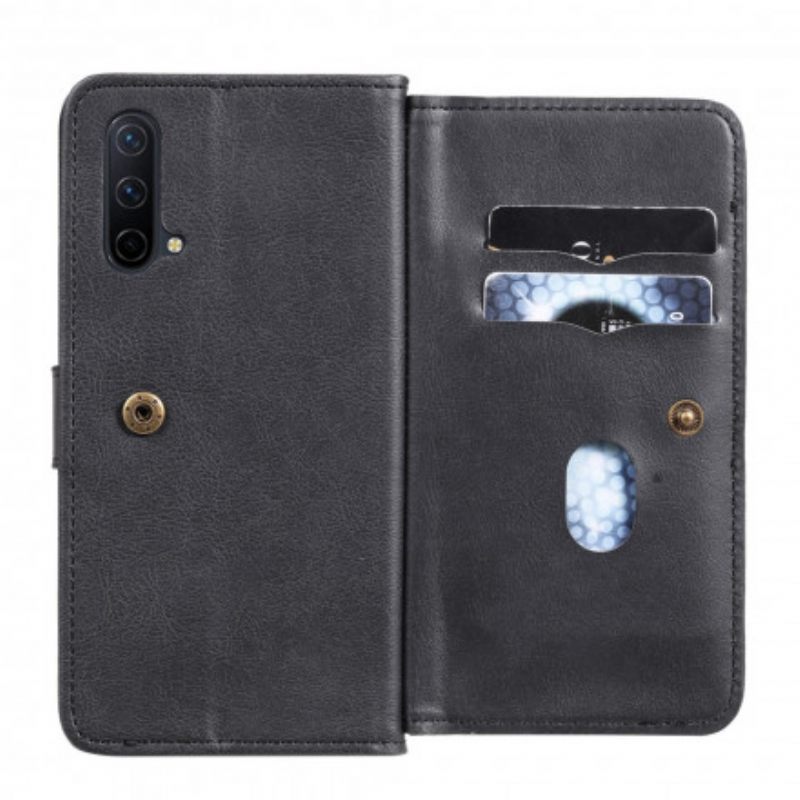 Flip Case OnePlus Nord CE 5G Monitoiminen 10 Kortin Pidike