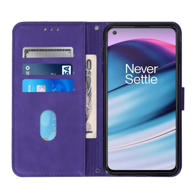 Flip Case OnePlus Nord CE 5G Pyramid Leather Effect