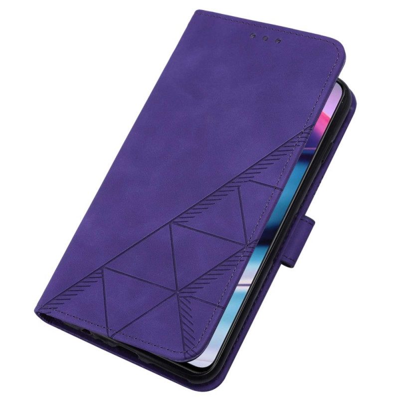 Flip Case OnePlus Nord CE 5G Pyramid Leather Effect