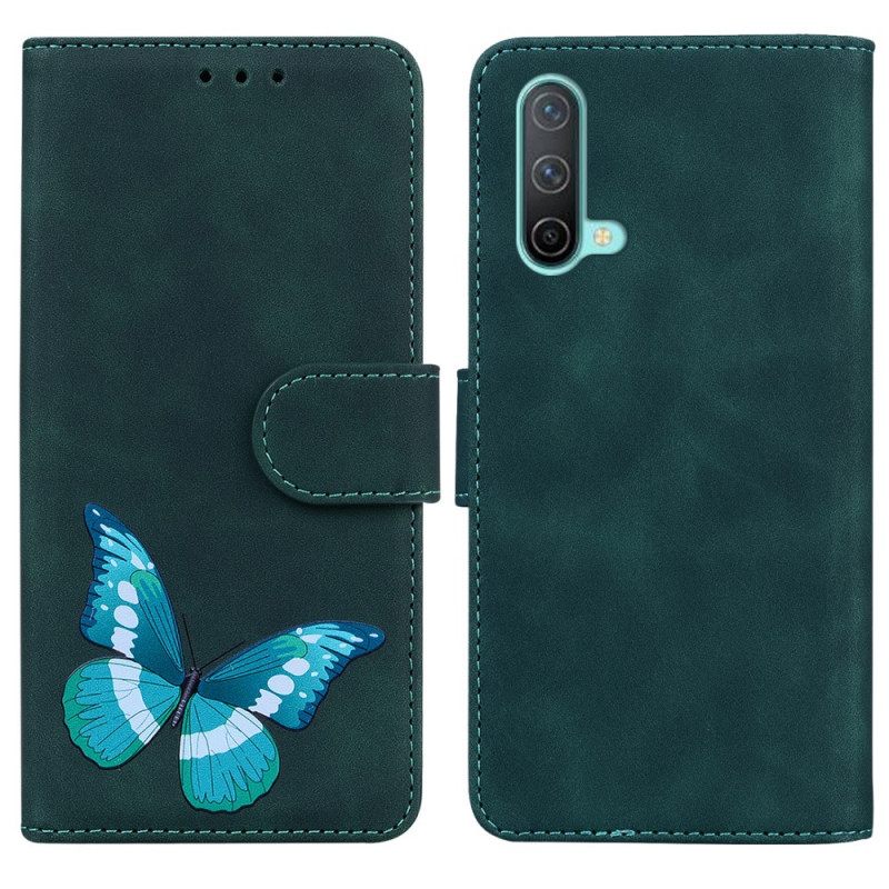 Flip Case OnePlus Nord CE 5G Skin-touch Butterfly