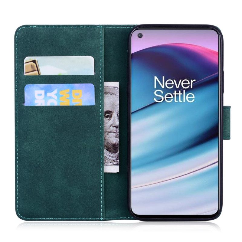 Flip Case OnePlus Nord CE 5G Skin-touch Butterfly