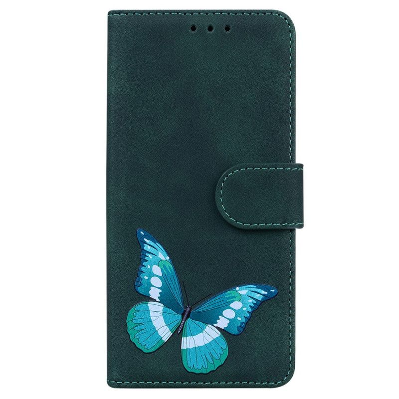 Flip Case OnePlus Nord CE 5G Skin-touch Butterfly