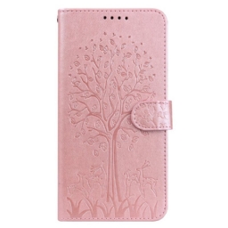 Flip Case OnePlus Nord CE 5G Tree And Deer