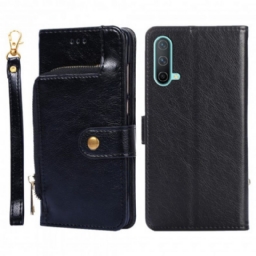 Flip Case OnePlus Nord CE 5G Vetoketjullinen Kolikkolaukku