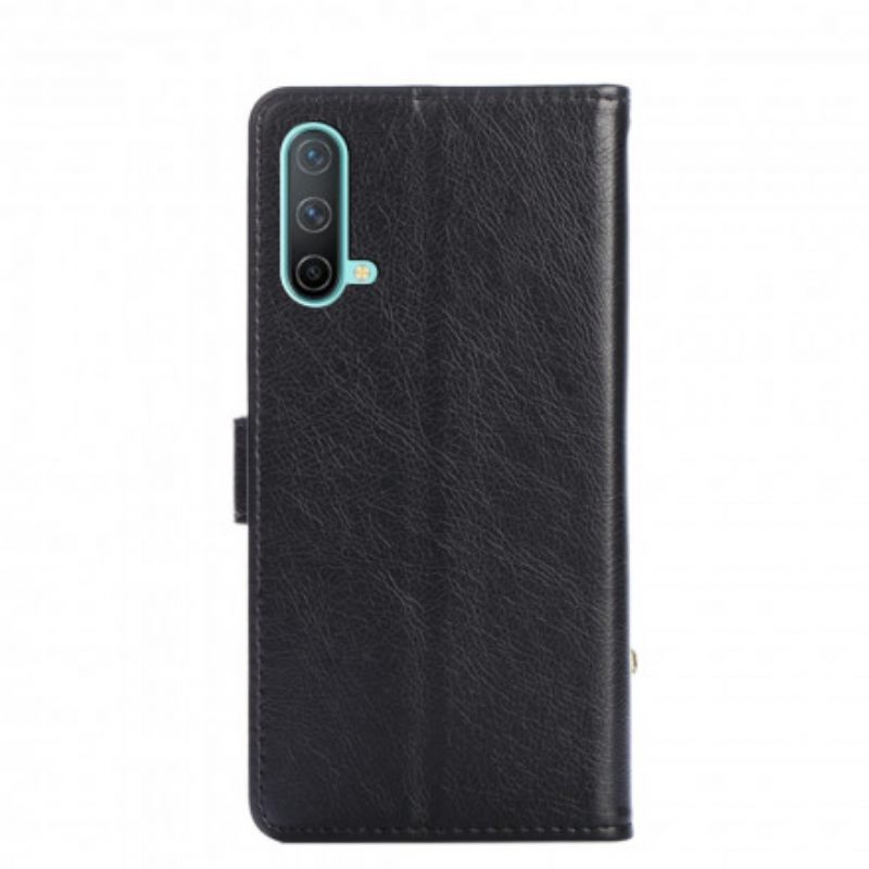 Flip Case OnePlus Nord CE 5G Vetoketjullinen Kolikkolaukku