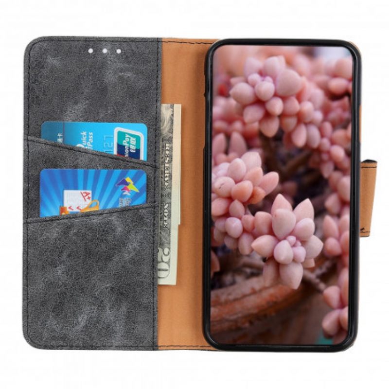 Flip Case OnePlus Nord CE 5G Vintage Haljattu Nahka