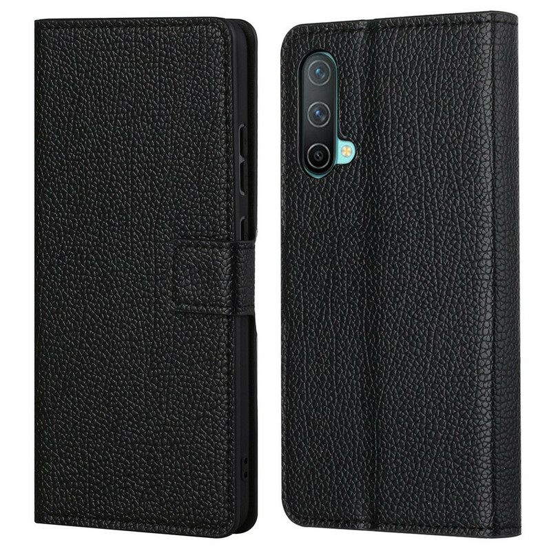 Kotelot OnePlus Nord CE 5G Litchi Grain Leather Effect