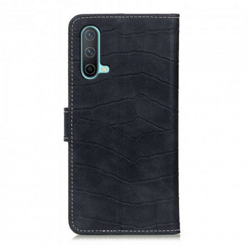 Kotelot OnePlus Nord CE 5G Vintage Crocodile Skin Style