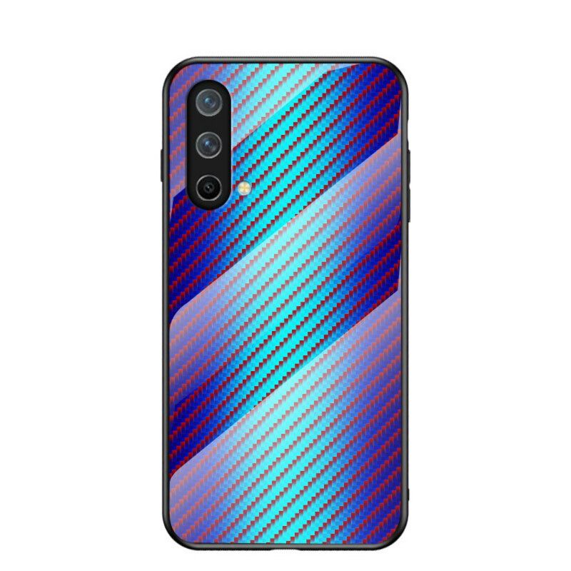 Kuori OnePlus Nord CE 5G Carbon Fiber Karkaistu Lasi