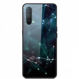 Kuori OnePlus Nord CE 5G Tempered Glass Abstract Colors