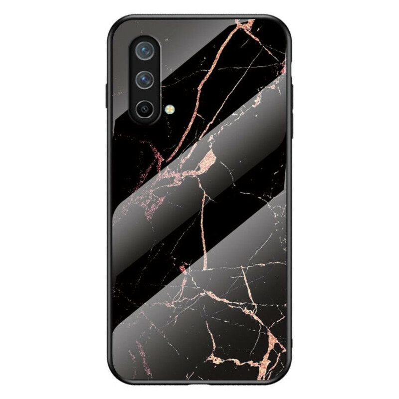 Kuori OnePlus Nord CE 5G Tempered Glass Marble Colors