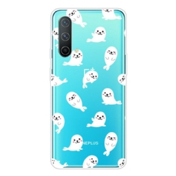 Kuori OnePlus Nord CE 5G Transparent Sea Lions Hauskaa