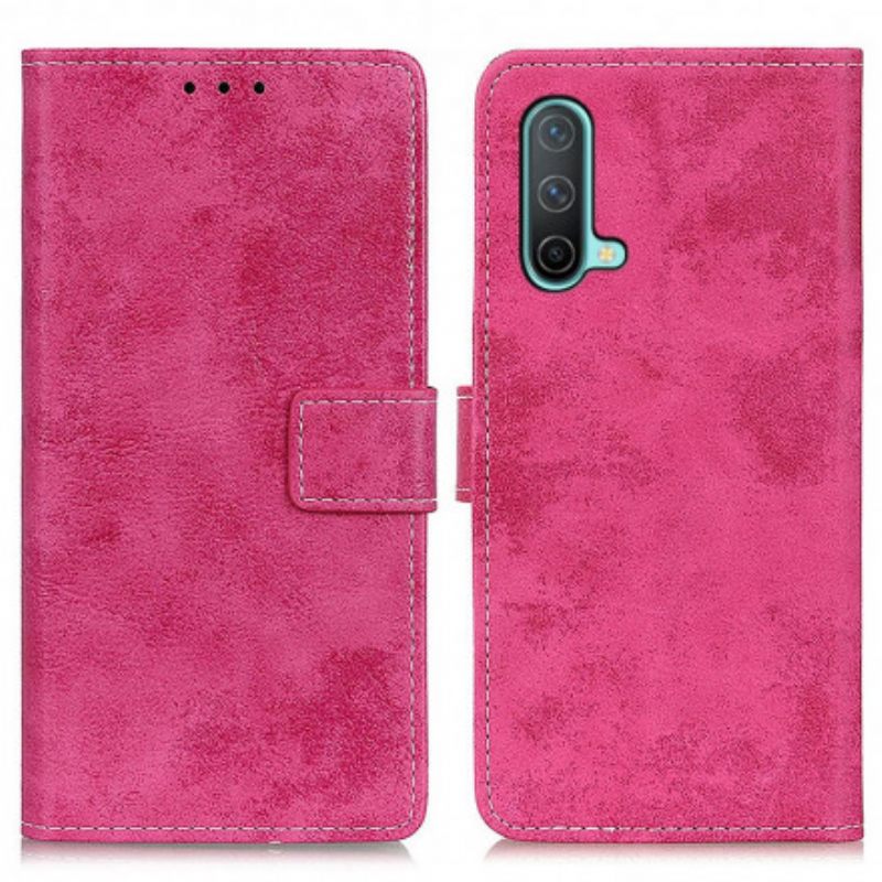 Nahkakotelo OnePlus Nord CE 5G Faux Leather Vintage