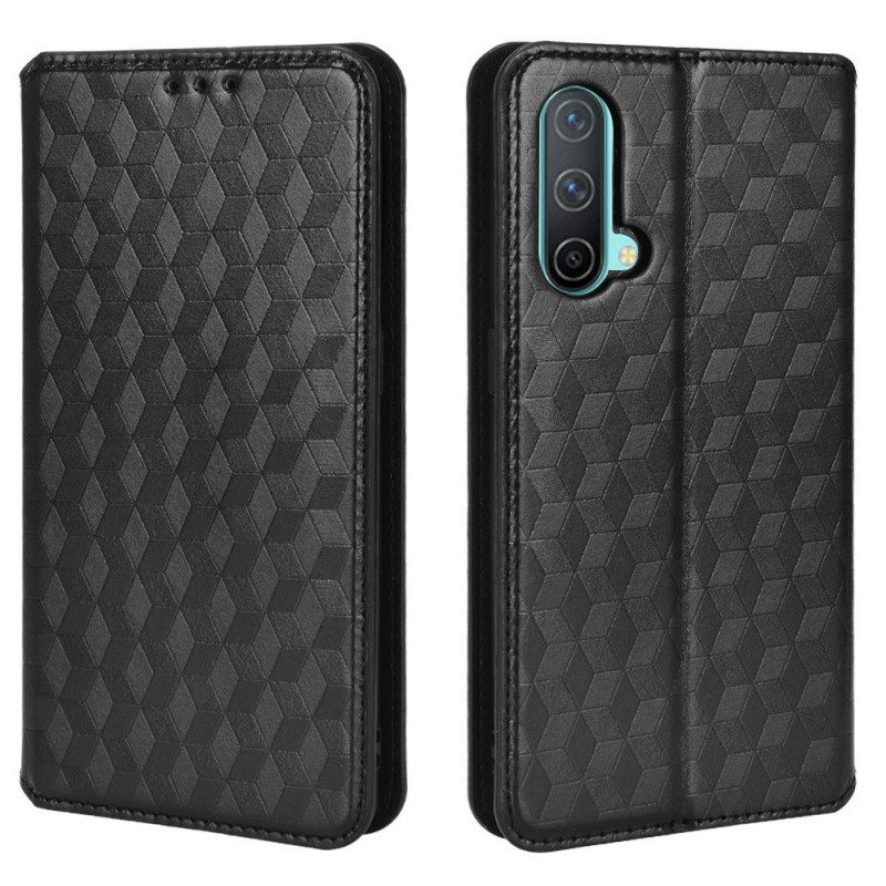 Puhelinkuoret OnePlus Nord CE 5G Kotelot Flip Diamond Leather Effect