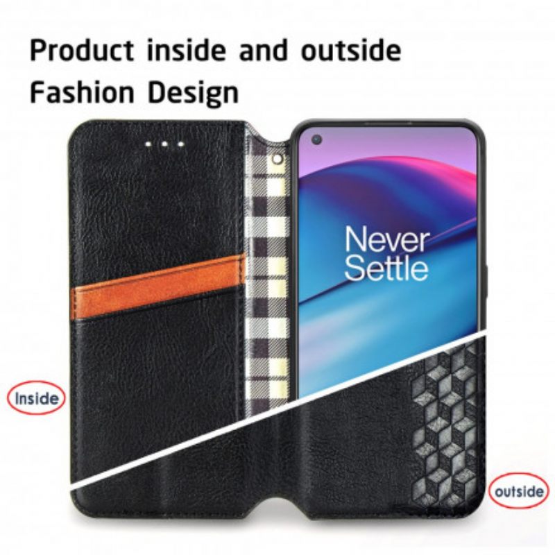 Puhelinkuoret OnePlus Nord CE 5G Kotelot Flip Diamond Texture Leather Effect