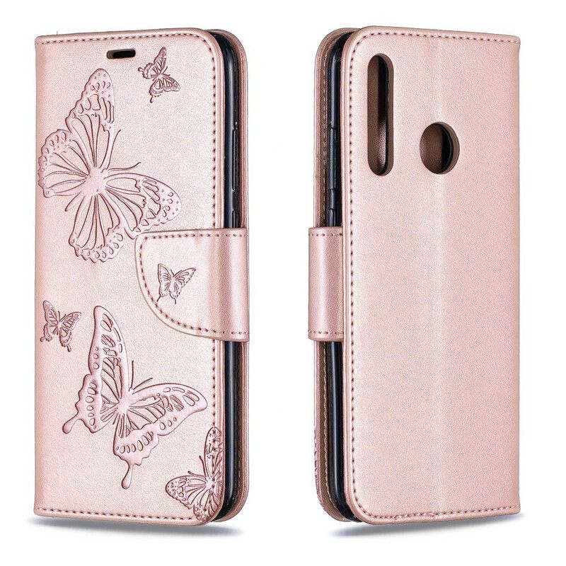 Kotelot Huawei P Smart Plus 2019 Butterflies In Flight With Lanyard