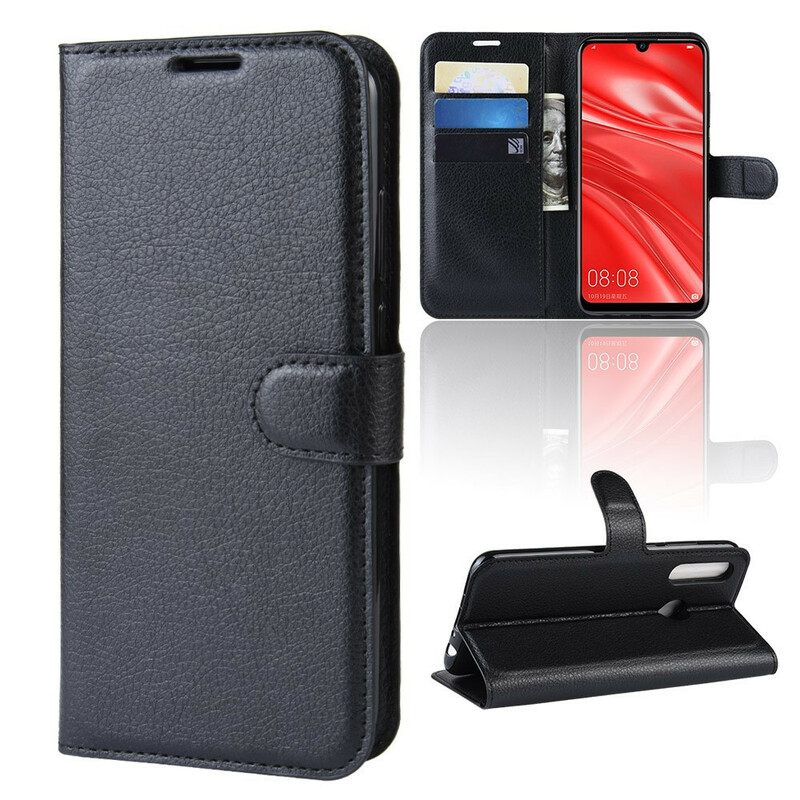 Nahkakotelo Huawei P Smart Plus 2019 Classic Faux Leather