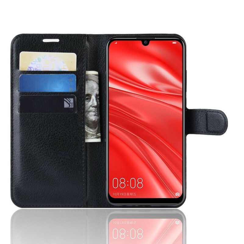 Nahkakotelo Huawei P Smart Plus 2019 Classic Faux Leather