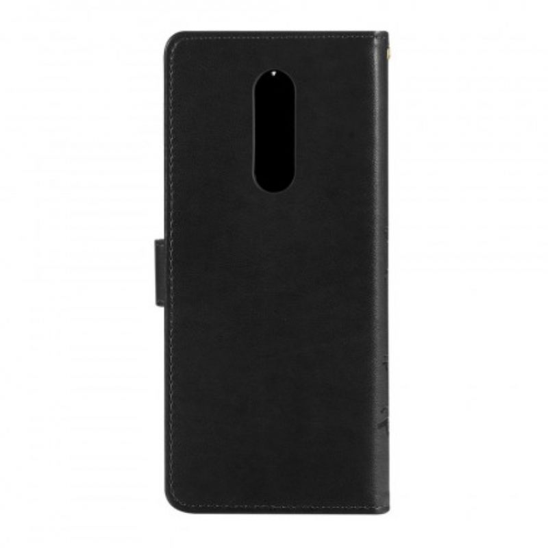 Flip Case Sony Xperia 1 Perhosia Ja Kukkia