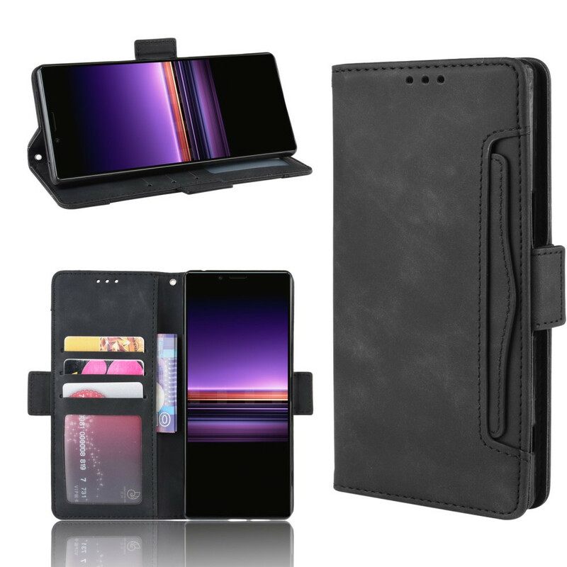 Kotelot Sony Xperia 1 First Class Multi-card