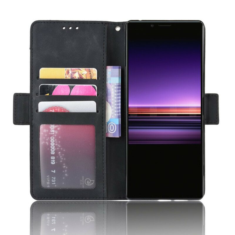 Kotelot Sony Xperia 1 First Class Multi-card