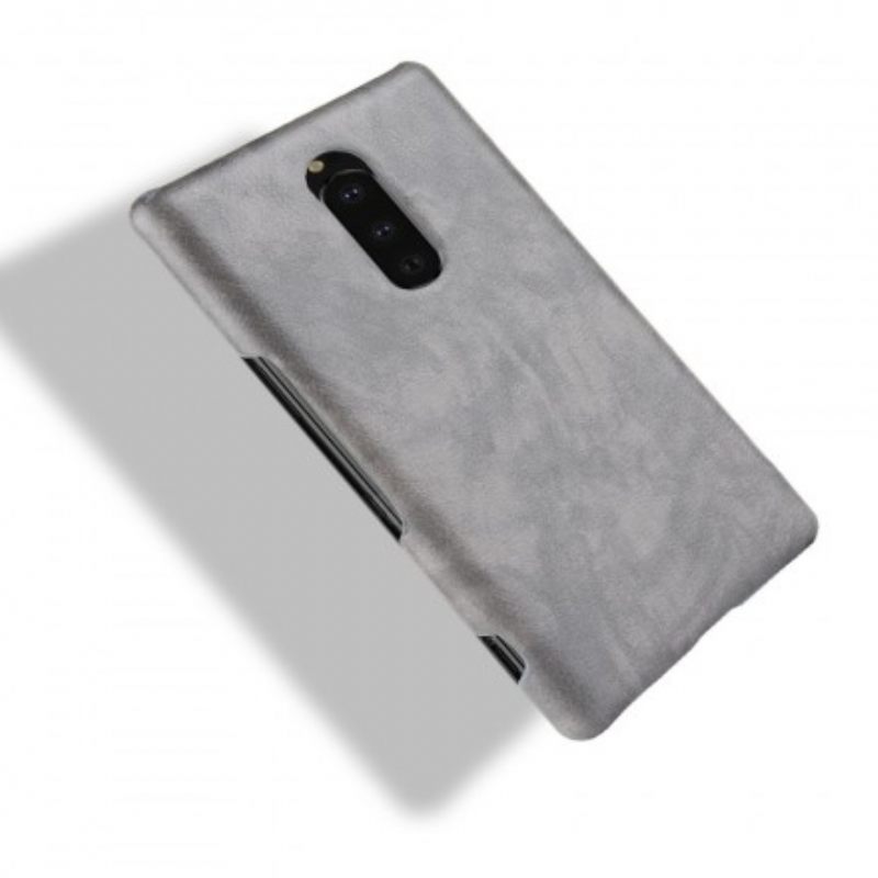 Kuori Sony Xperia 1 Litchi Performance Leather Effect