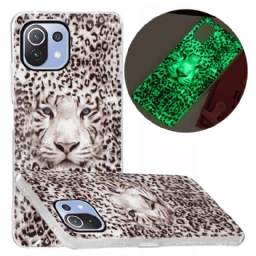 Case Xiaomi Mi 11 Lite 5G NE / Mi 11 Lite 4G / 5G Fluoresoiva Leopard