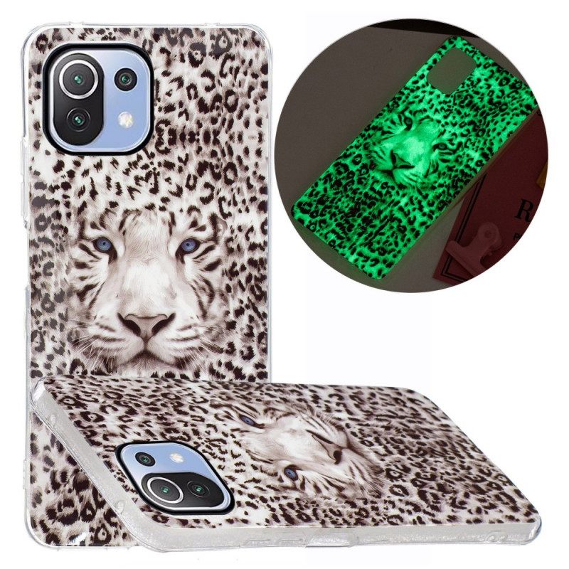 Case Xiaomi Mi 11 Lite 5G NE / Mi 11 Lite 4G / 5G Fluoresoiva Leopard