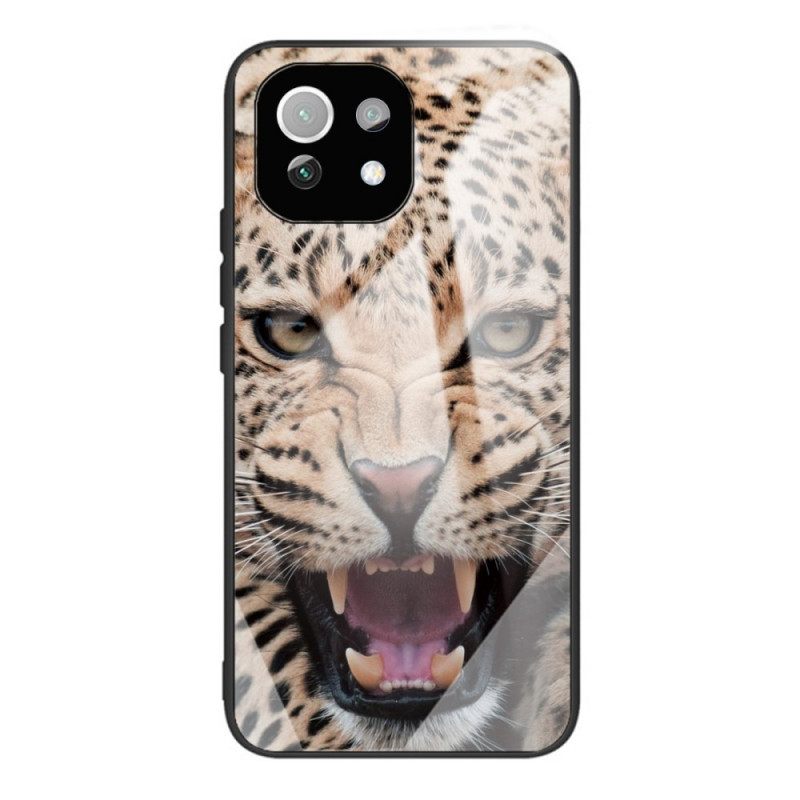 Case Xiaomi Mi 11 Lite 5G NE / Mi 11 Lite 4G / 5G Leopard Tempered Glass