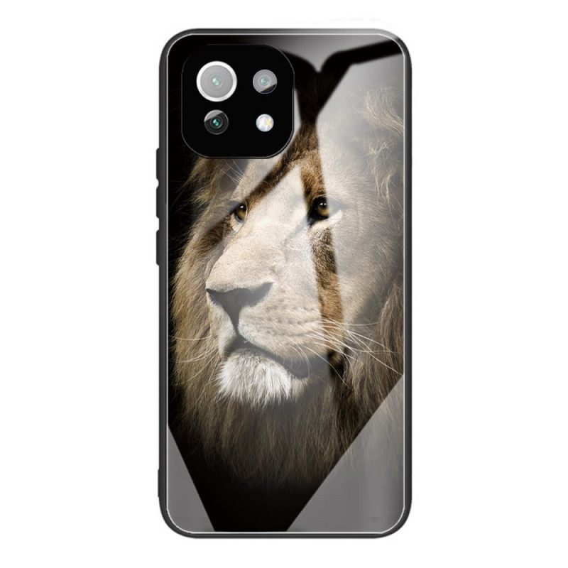 Case Xiaomi Mi 11 Lite 5G NE / Mi 11 Lite 4G / 5G Tempered Glass Lion Head