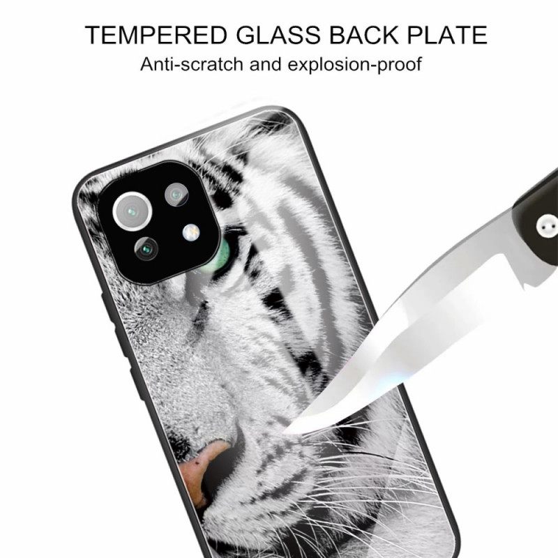 Case Xiaomi Mi 11 Lite 5G NE / Mi 11 Lite 4G / 5G Tiger Tempered Glass