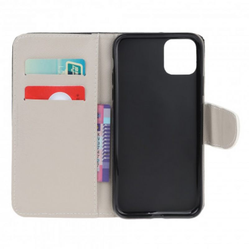 Flip Case Xiaomi Mi 11 Lite 5G NE / Mi 11 Lite 4G / 5G Retro Eiffel-torni