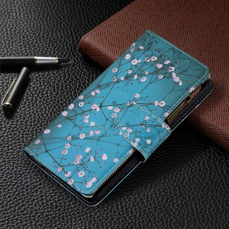 Flip Case Xiaomi Mi 11 Lite 5G NE / Mi 11 Lite 4G / 5G Vetoketjullinen Haaratasku