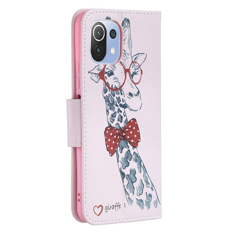 Kotelot Xiaomi Mi 11 Lite 5G NE / Mi 11 Lite 4G / 5G Brainy Giraffe