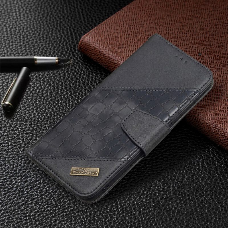 Kotelot Xiaomi Mi 11 Lite 5G NE / Mi 11 Lite 4G / 5G Classic Crocodile Skin Effect