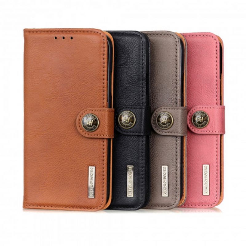 Kotelot Xiaomi Mi 11 Lite 5G NE / Mi 11 Lite 4G / 5G Faux Leather Button Khazneh