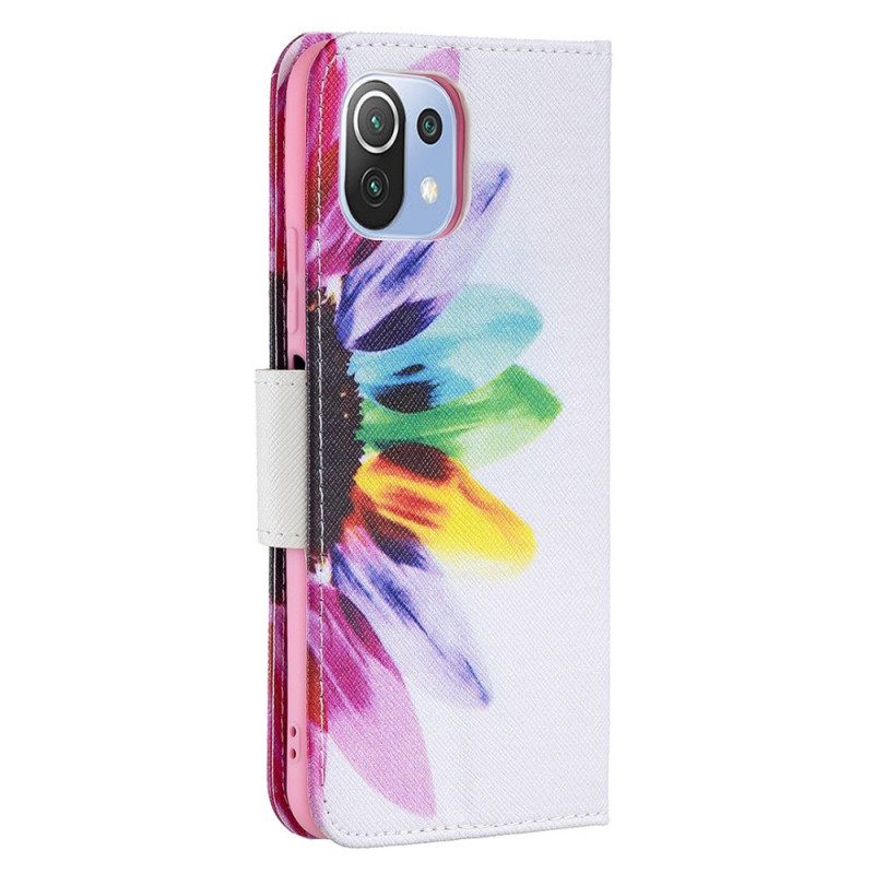 Kotelot Xiaomi Mi 11 Lite 5G NE / Mi 11 Lite 4G / 5G Flower Watercolour