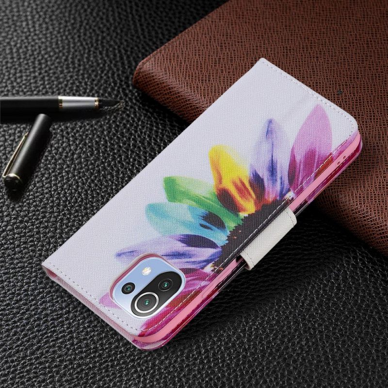 Kotelot Xiaomi Mi 11 Lite 5G NE / Mi 11 Lite 4G / 5G Flower Watercolour