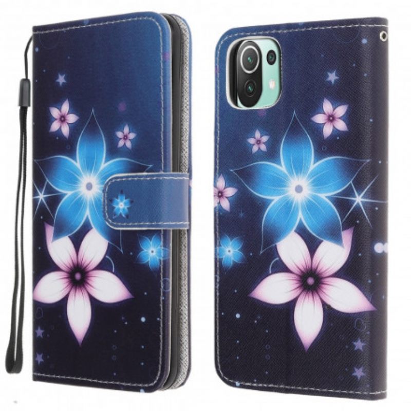 Kotelot Xiaomi Mi 11 Lite 5G NE / Mi 11 Lite 4G / 5G Flowers