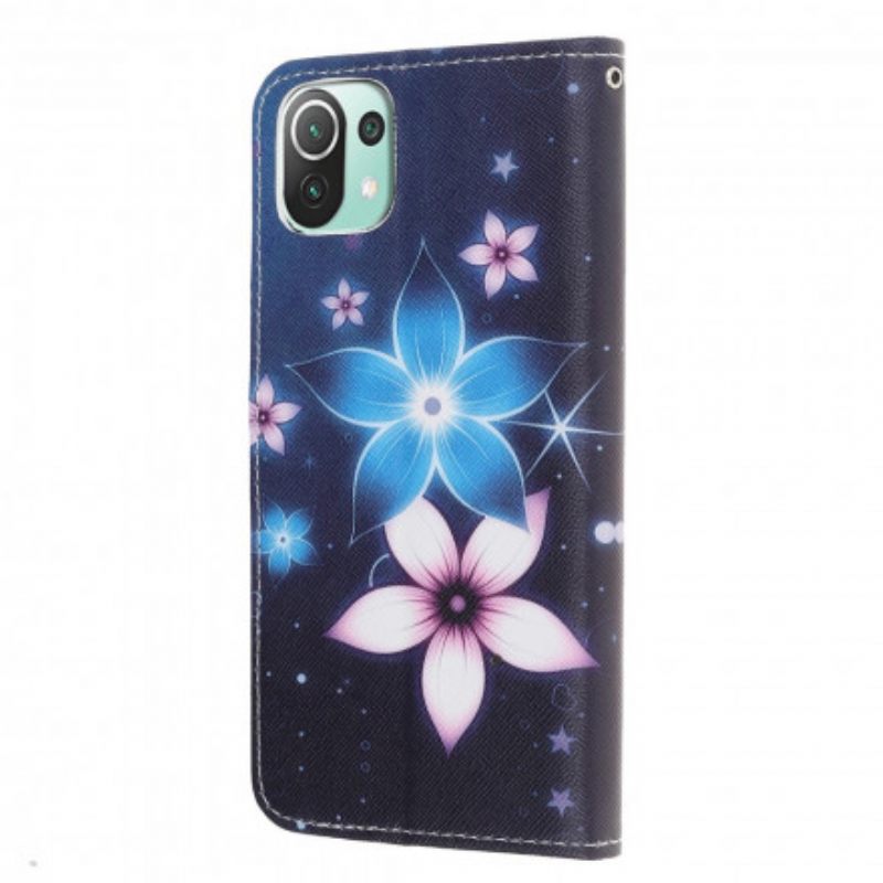 Kotelot Xiaomi Mi 11 Lite 5G NE / Mi 11 Lite 4G / 5G Flowers