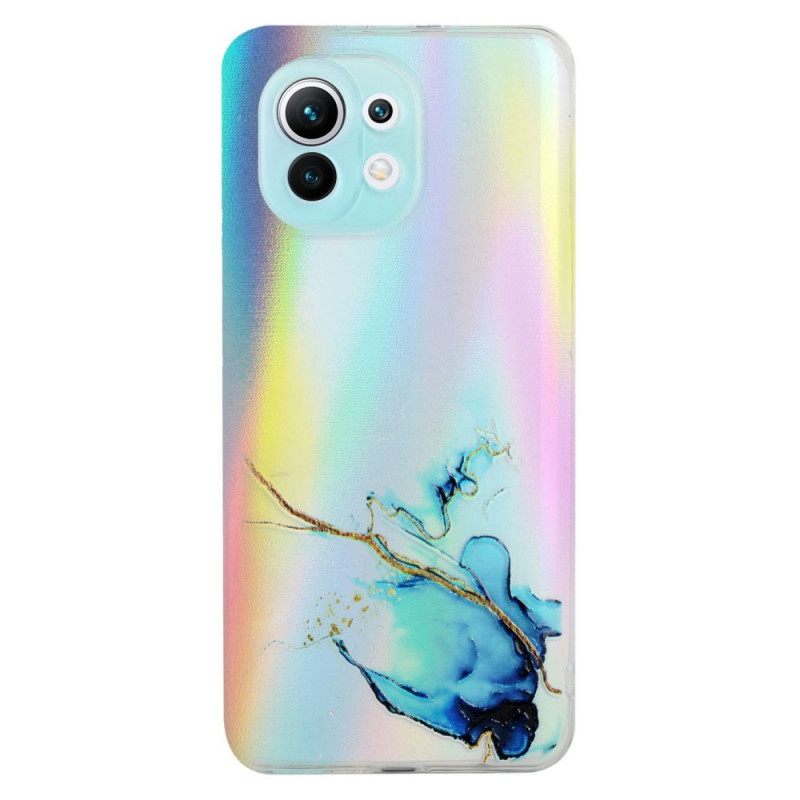 Kuori Xiaomi Mi 11 Lite 5G NE / Mi 11 Lite 4G / 5G Laser Effect Marble