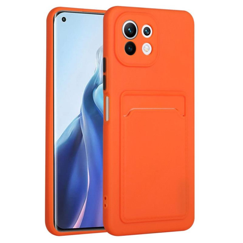 Kuori Xiaomi Mi 11 Lite 5G NE / Mi 11 Lite 4G / 5G Silikonikorttikotelo