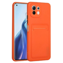 Kuori Xiaomi Mi 11 Lite 5G NE / Mi 11 Lite 4G / 5G Silikonikorttikotelo