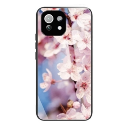 Kuori Xiaomi Mi 11 Lite 5G NE / Mi 11 Lite 4G / 5G Tempered Glass Flowers