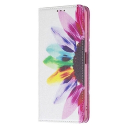 Puhelinkuoret Xiaomi Mi 11 Lite 5G NE / Mi 11 Lite 4G / 5G Kotelot Flip Flower Watercolour