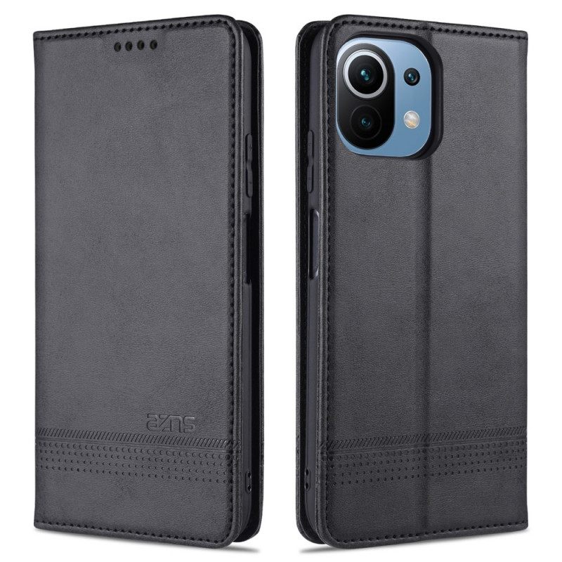 Puhelinkuoret Xiaomi Mi 11 Lite 5G NE / Mi 11 Lite 4G / 5G Kotelot Flip Style Leather Azns