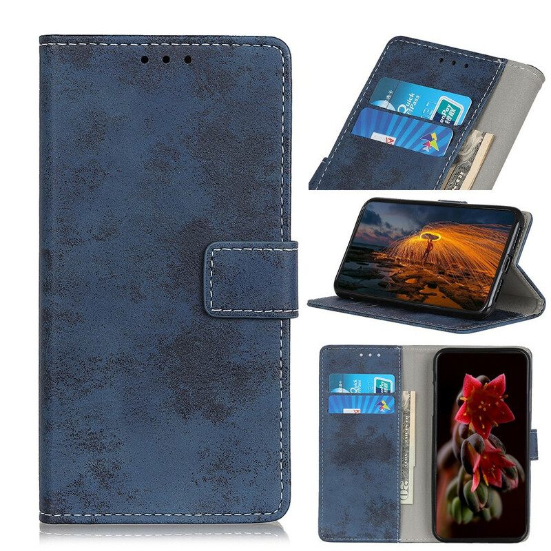 Flip Case Alcatel 1B (2020) Faux Leather Vintage