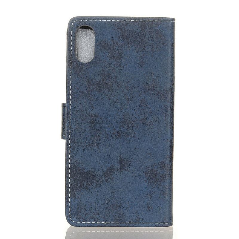 Flip Case Alcatel 1B (2020) Faux Leather Vintage