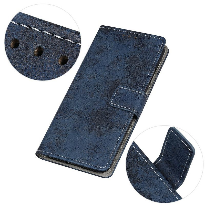 Flip Case Alcatel 1B (2020) Faux Leather Vintage